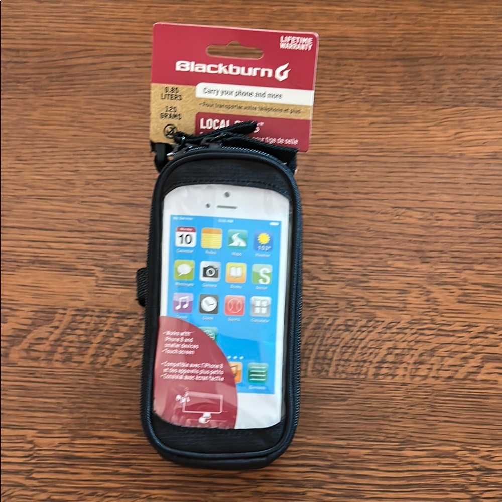 Black Phone Case with Clip